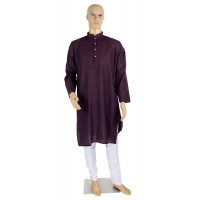 Purple shade kurta pyjama set