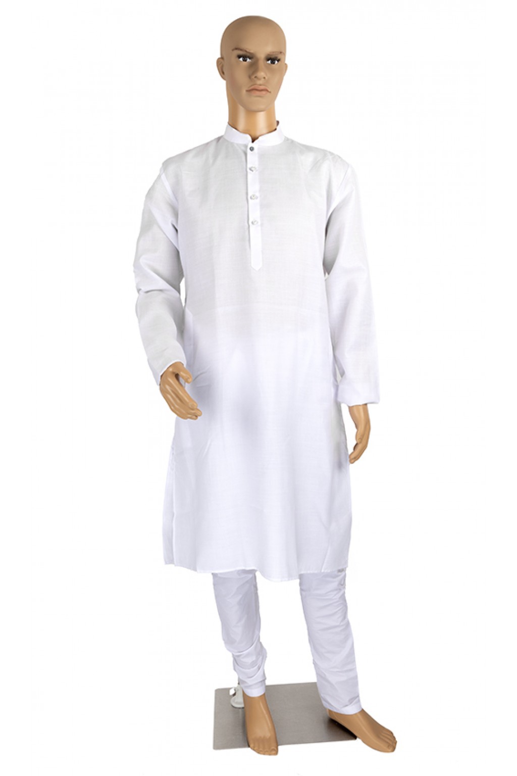 White Shade cotton kurta pyjama set