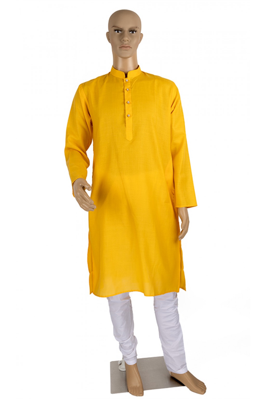 Orange yellow shade kurta pyjama set