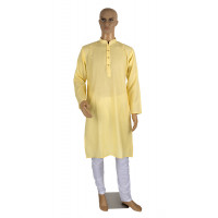 Lemon shade kurta pyjama set