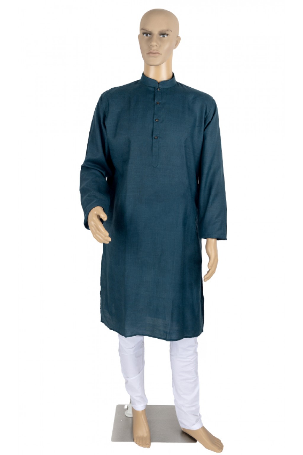 Deep Sea blue cotton kurta pyjama set