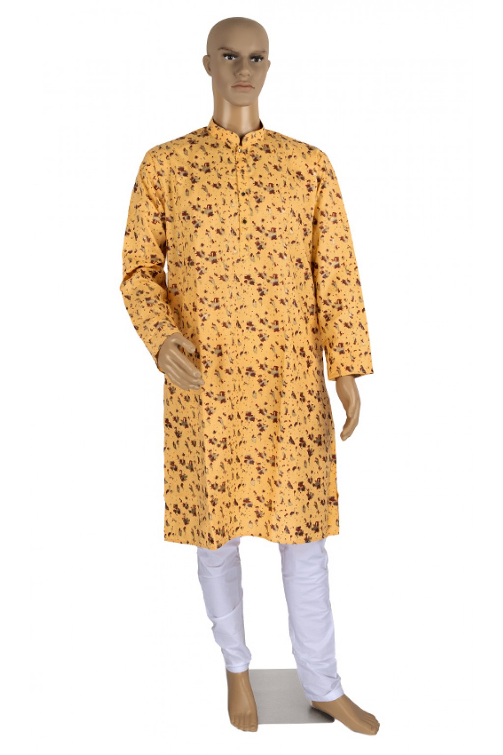 Self Printed cotton kurta pyjama set