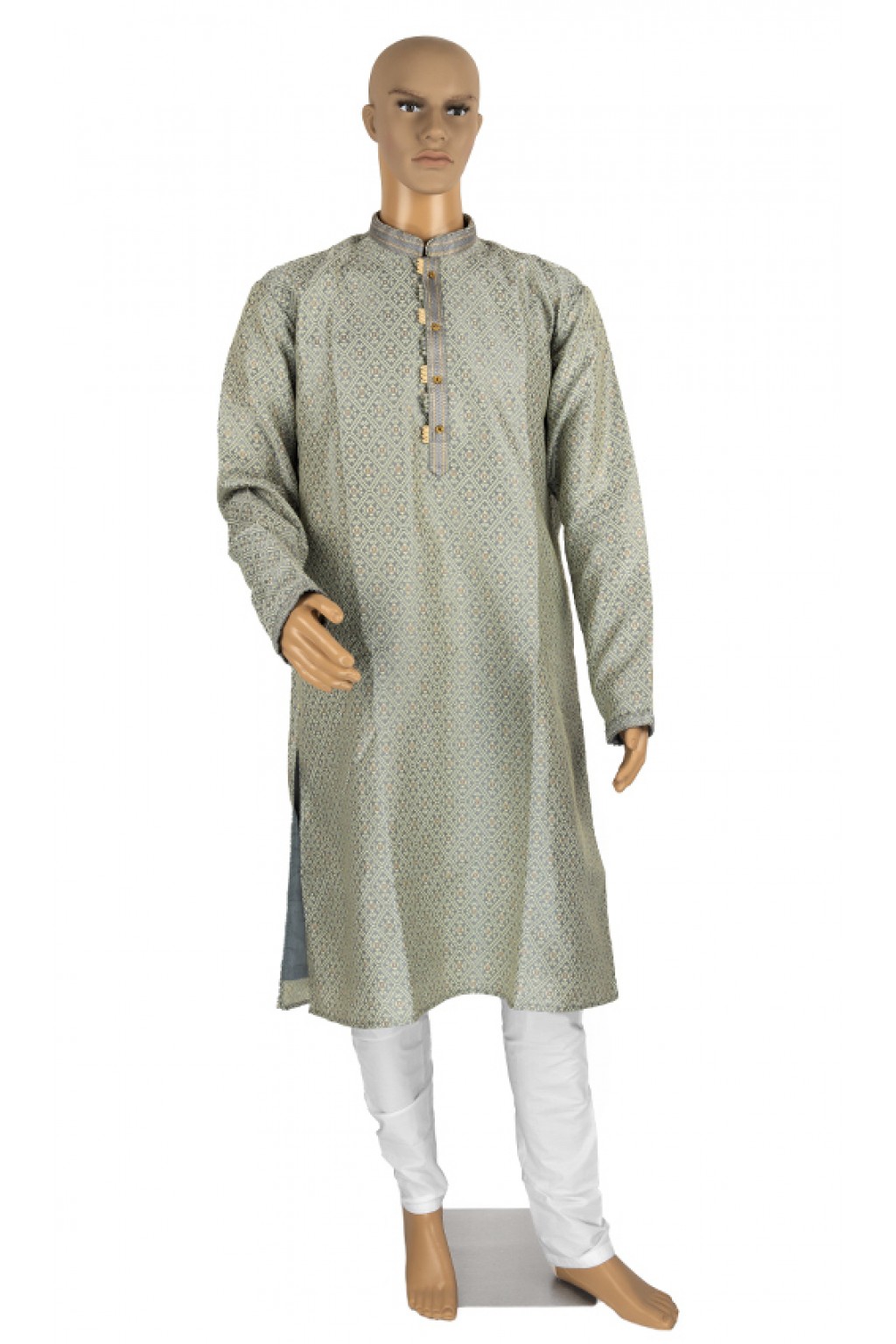 Grey Chicken Kari work set
