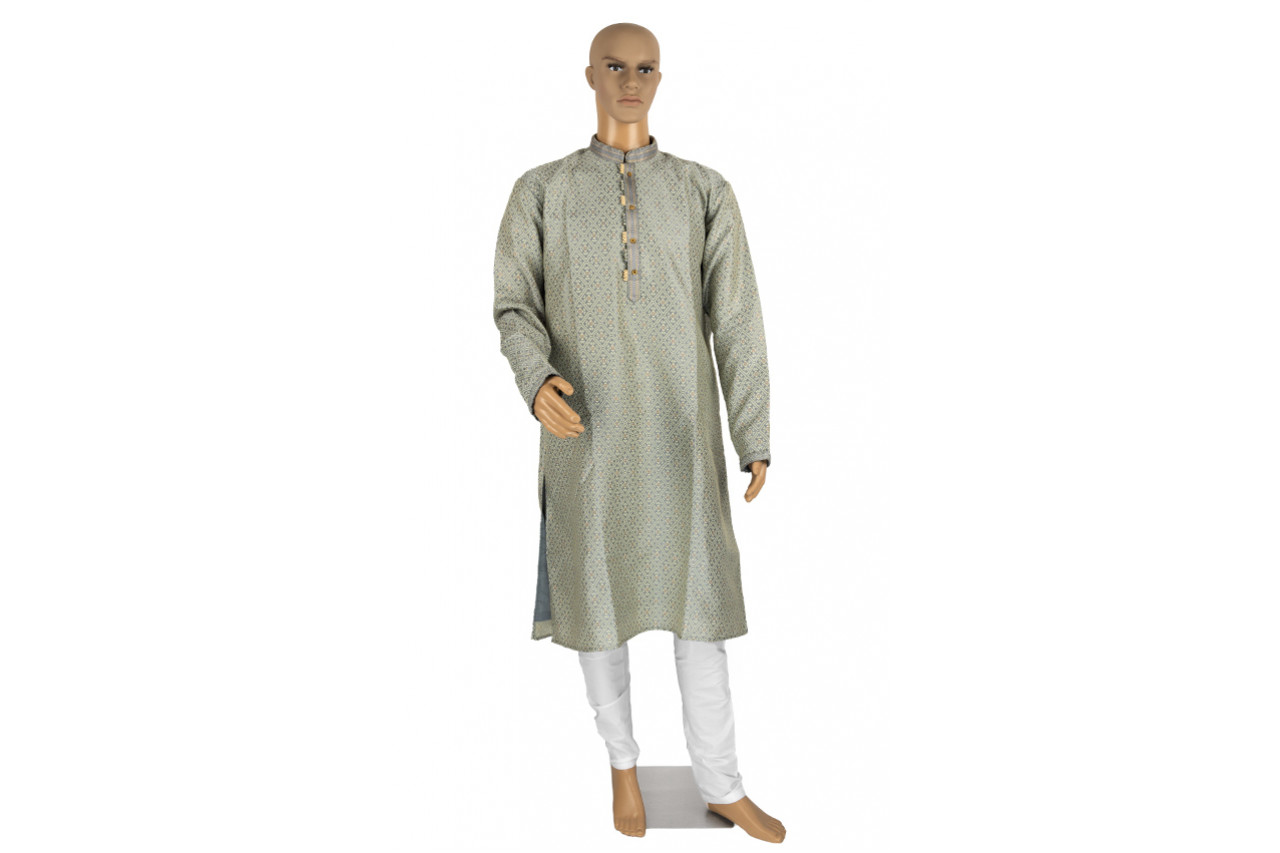 Grey Chicken Kari work set