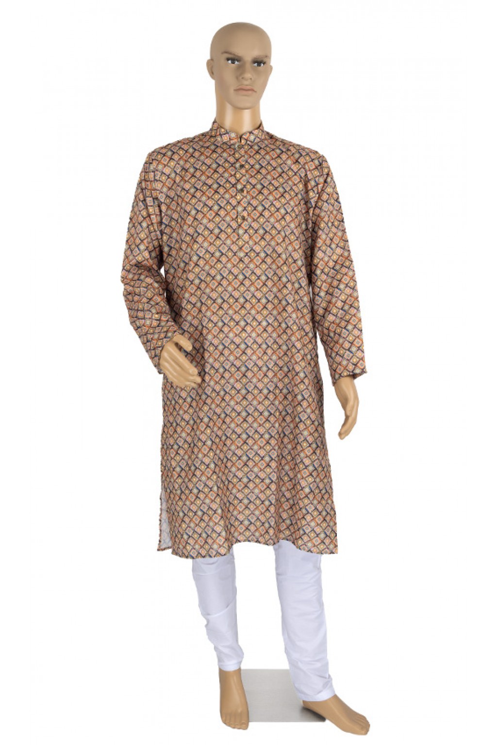 Geometrical pattern Kurta pyjama set