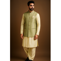Amazing  Kurta pyjama set with jacket