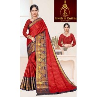 Soft Vichitra silk saree (6 colours)