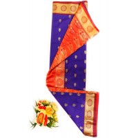 Royal Blue Banarsi silk saree