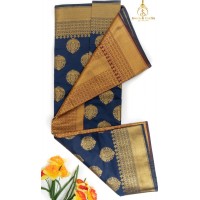 Blue Shade Dola silk saree