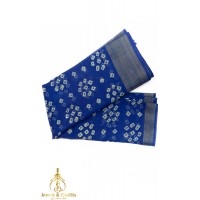 Blue Cotton Saree