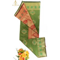 Green shade silk Saree