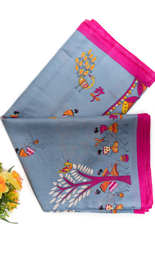 Beautifully Printed saree 