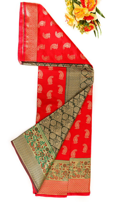 Amazing Red shade Saree