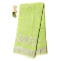 Pretty Mint Shade Cotton Saree