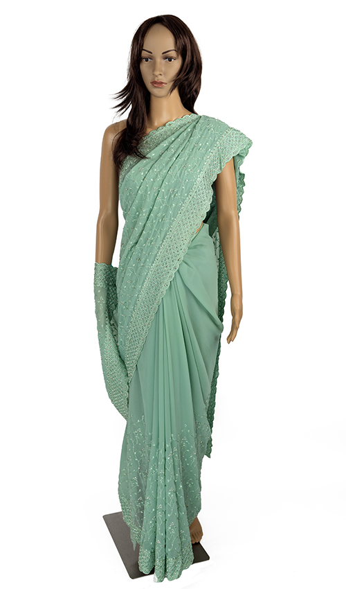 Amazing Pastel Shade Heavy Saree