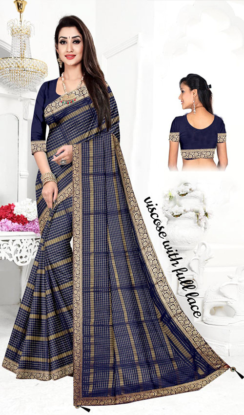 Viscose with full lace work (8 colours)