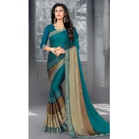 Chiffon Foil Printed saree