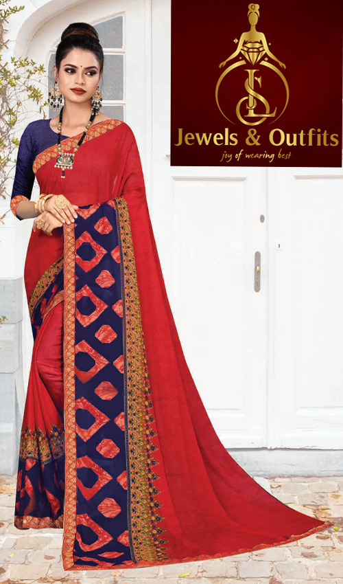 Stunning Multicolour Printed Saree