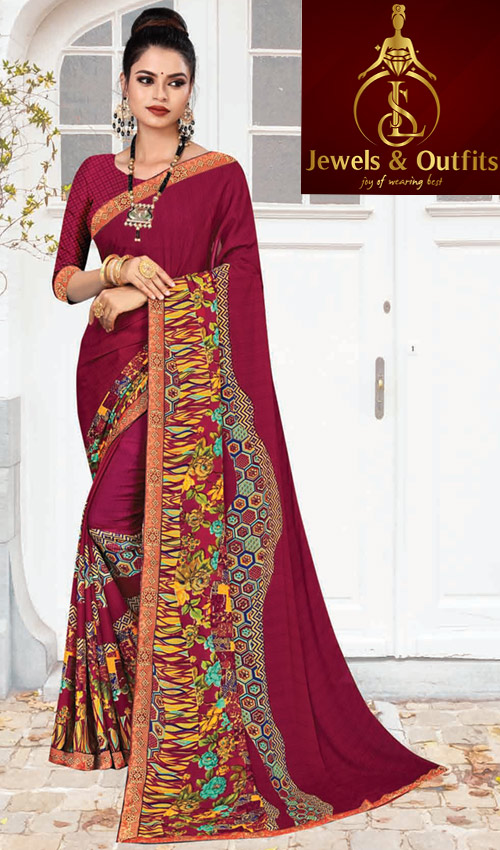Awesome Printed Saree