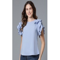 Moss Crepe top