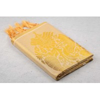 Golden premium Kerala saree