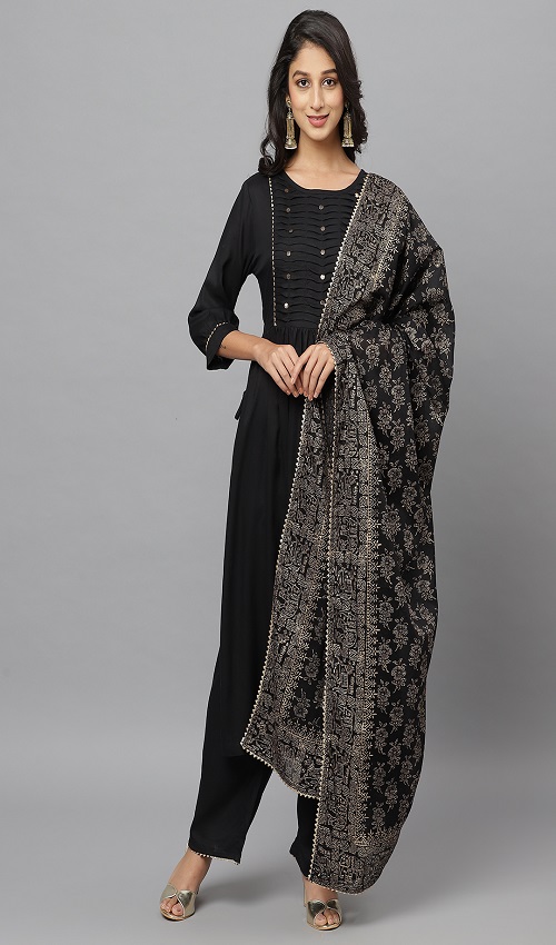 Black Shade three piece suit Set