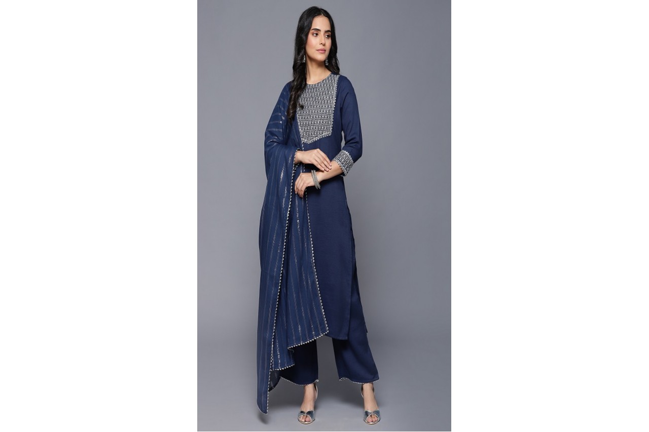 Royal Blue shade suit Set