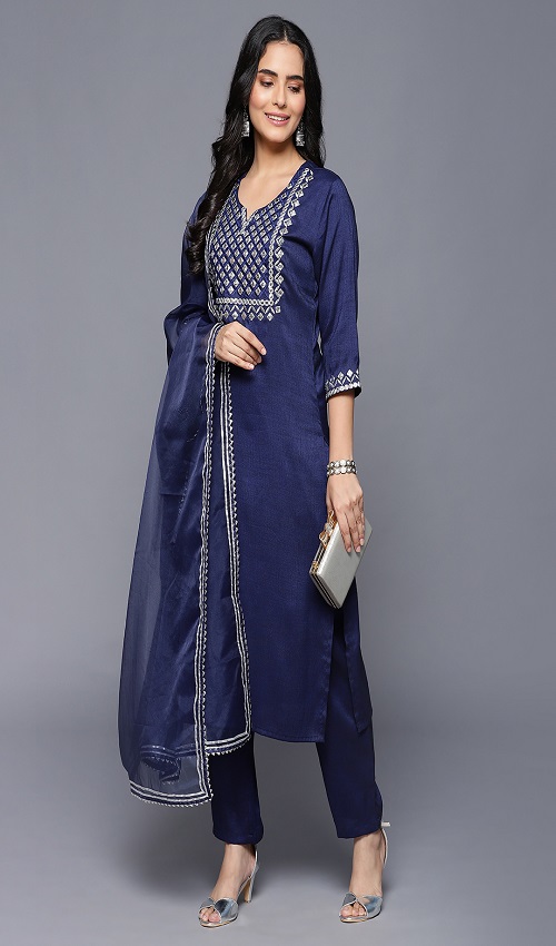 Astonishing Royal Blue shade suit Set
