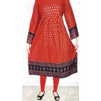 Stunning Kurti with Foil Print (2 Colours)