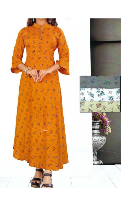 Stunning Floral Print Kurti Dress (4 colours)