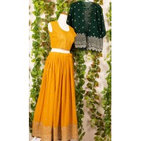 lehenga set with Jacket