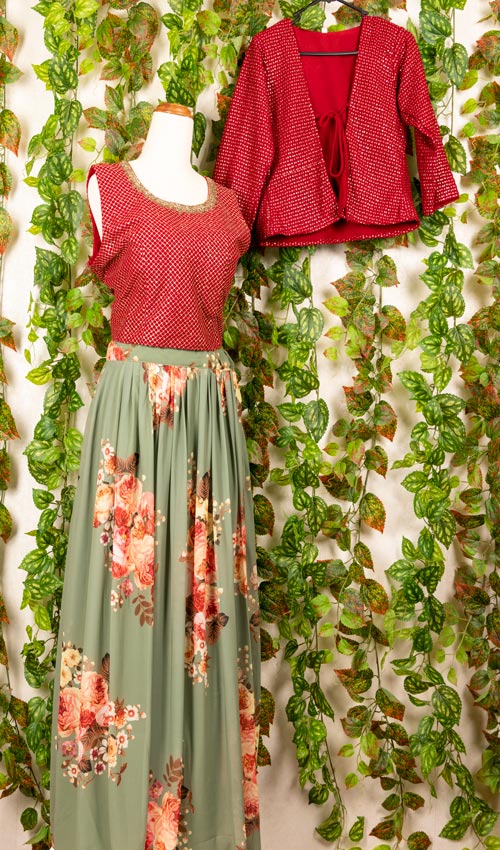 Lehnga with choli 
