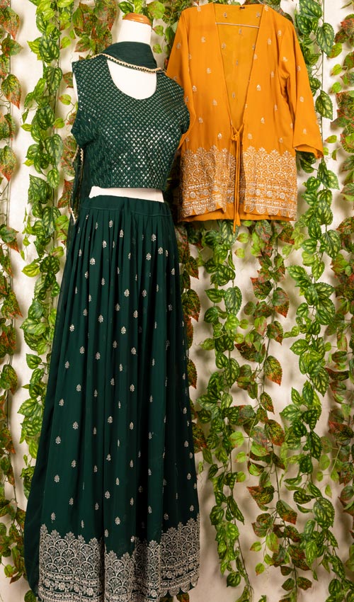 Three piece lehenga set