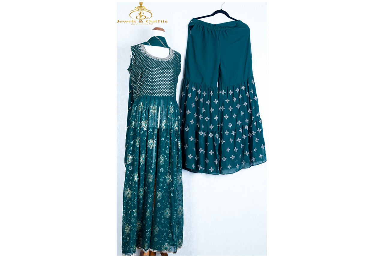 Designer Sharara set