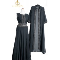 Elegant black 3 Piece Dress