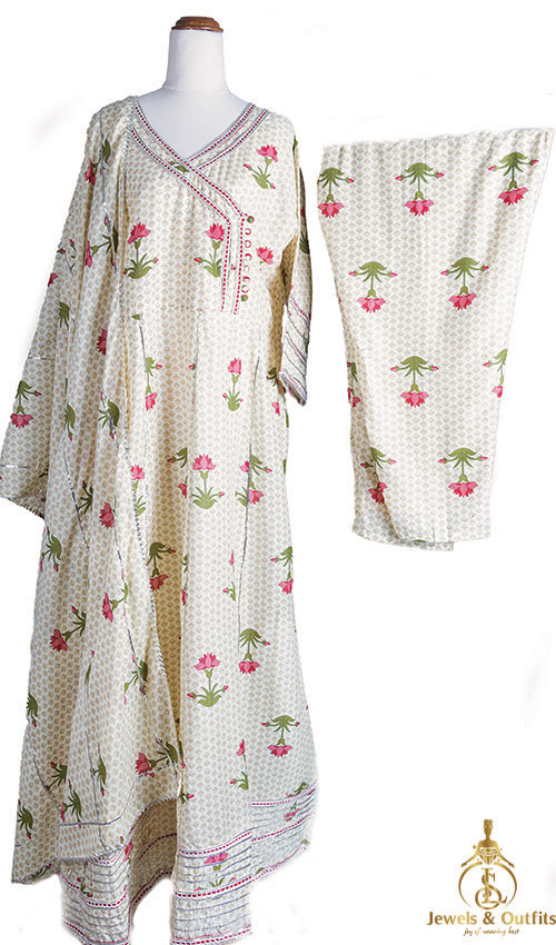 Angrakha Anarkali suit set