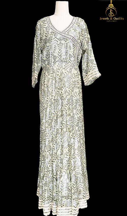 Angrakha Anarkali 1 piece Dress