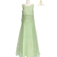 Shimmery mint Gown