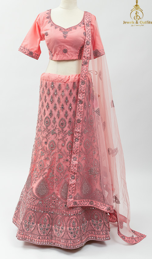 Adorable shade Net Lehenga