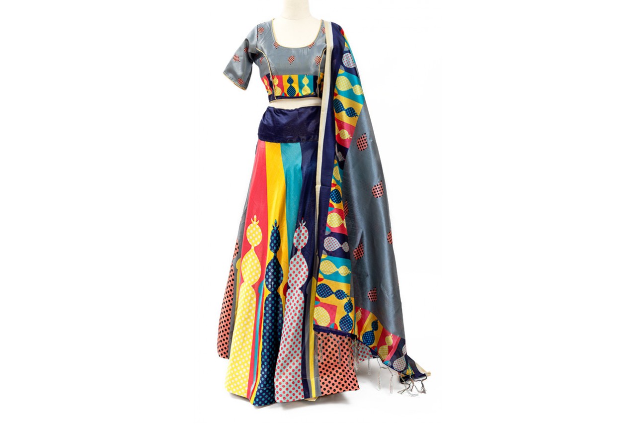 Rajasthani pattern Lehenga set