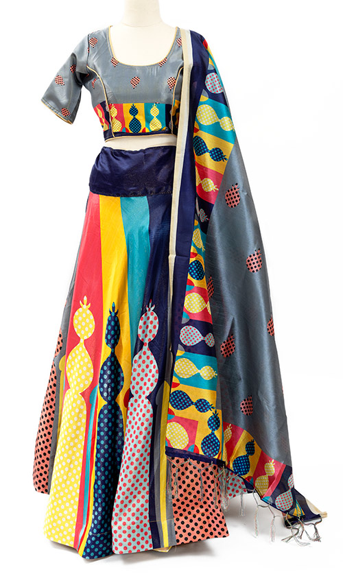 Rajasthani pattern Lehenga set