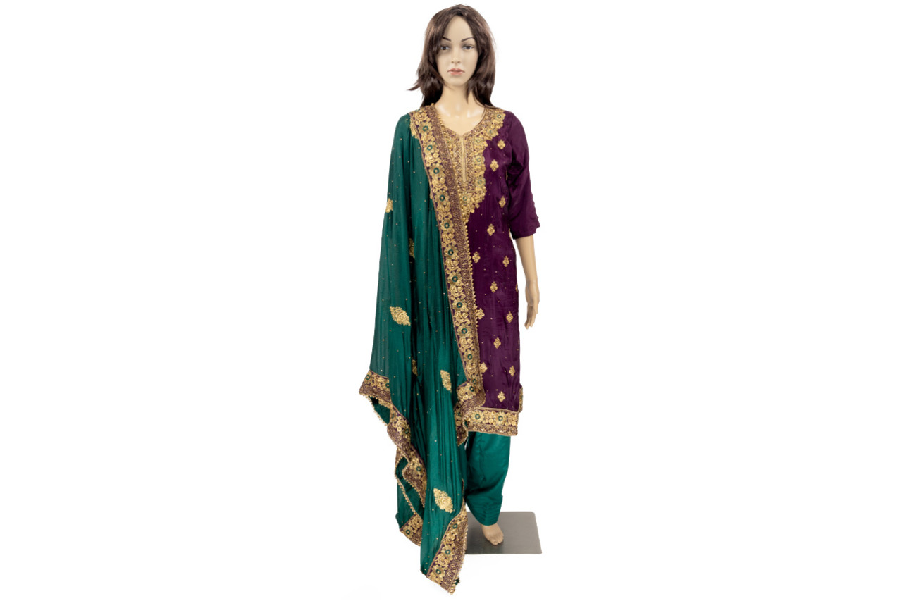 Attractive Heavy work Punjabi Suit