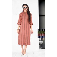 Stripy cotton Kurti (5 Colours)
