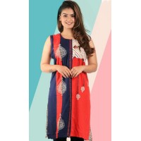 Red Shade Designer cotton Kurti