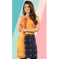 Yellow Shade Designer cotton Kurti