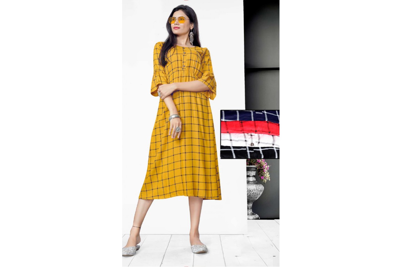 Stunning Cheque Pattern Dress (5 colours)