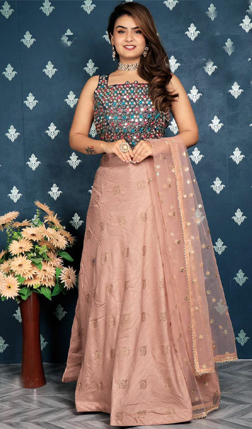 Light brown lehenga Dress