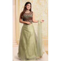 Mint lehenga Dress