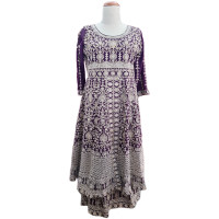 Designer purple Full Flare Dress