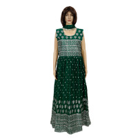Alluring Green Anarkali Dress